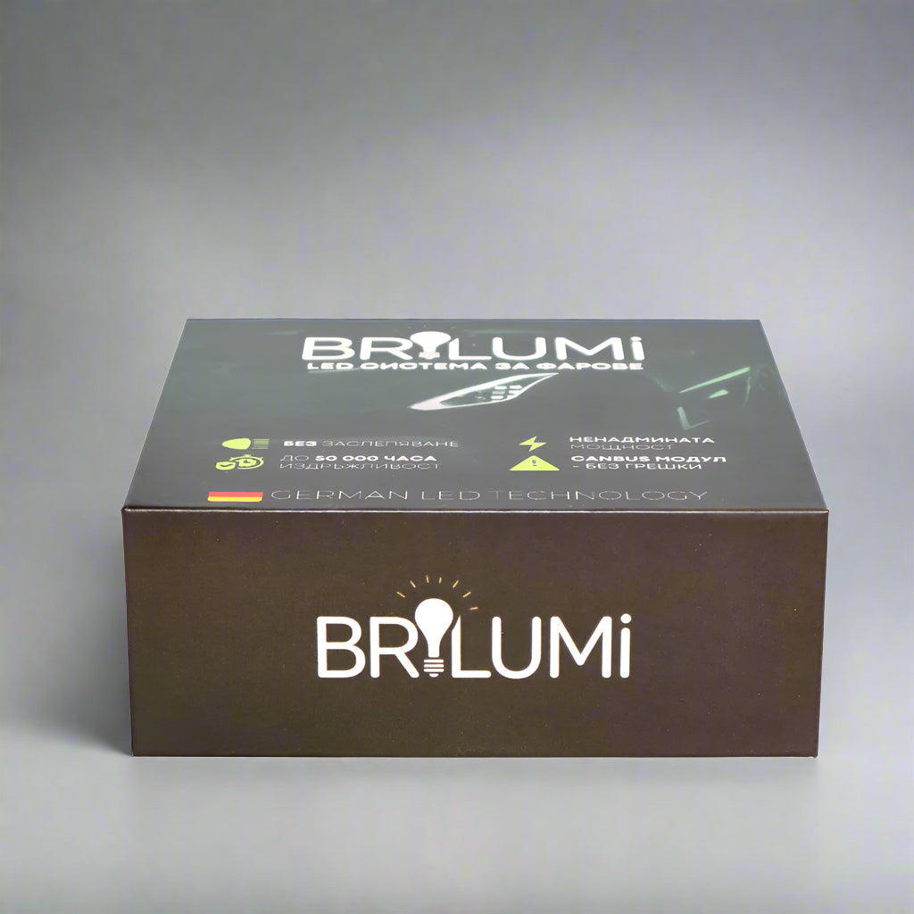 Sistem LED cu lupe pentru faruri H7 - BRILUMI OPTIX - 100W - CANBUS 6000K