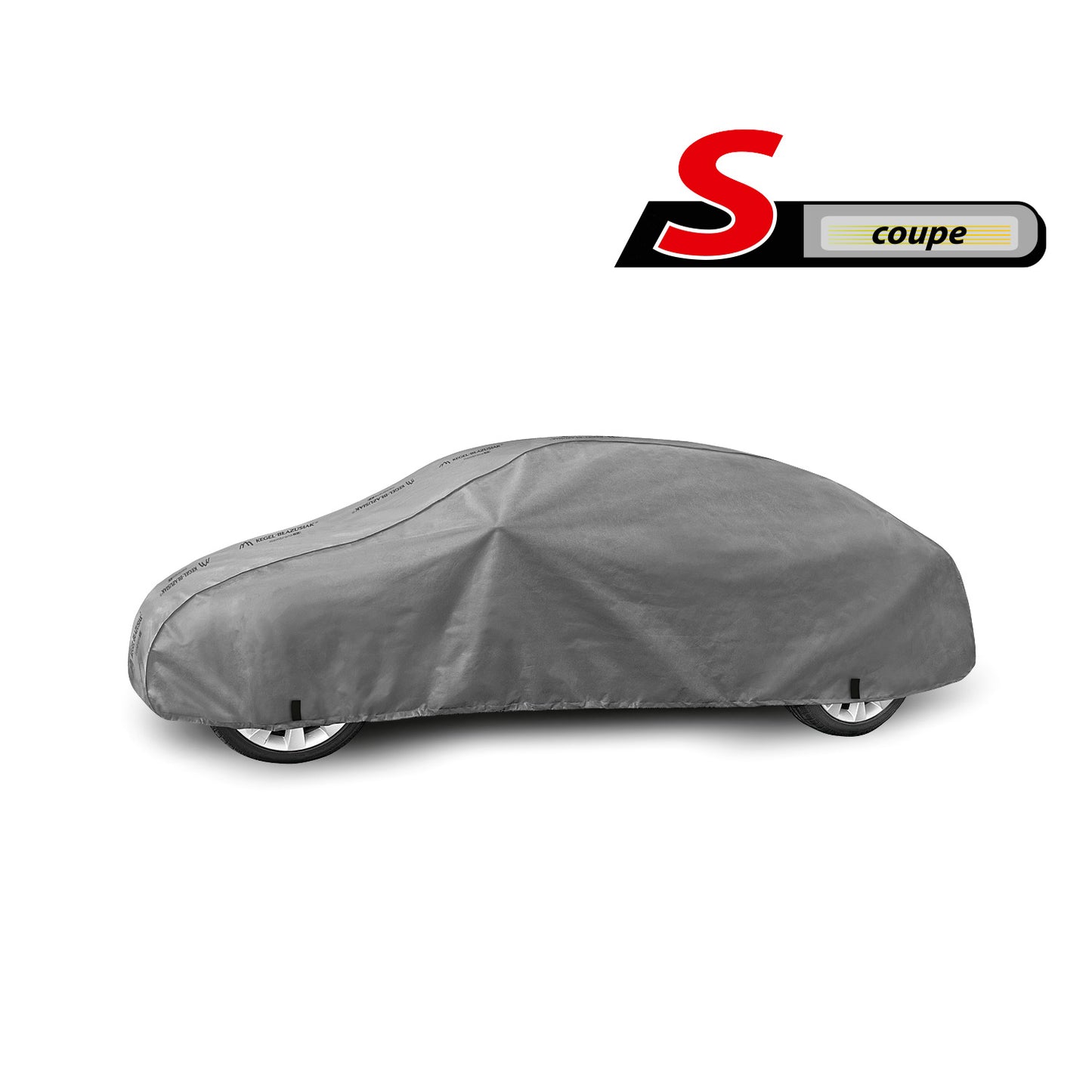 Husă pentru mașină Kegel mărimea Mobile S gri pentru Coupe 380-400 cm