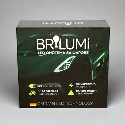 Sistem LED cu lupe pentru faruri H11 - BRILUMI OPTIX - 100W - CANBUS 6000K