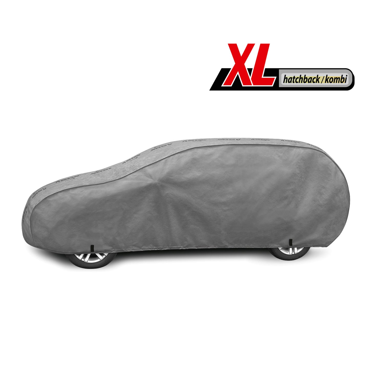 Husă pentru mașină Kegel Mobile mărimea XL gri pentru Hatchback sau Combi 455-485 cm