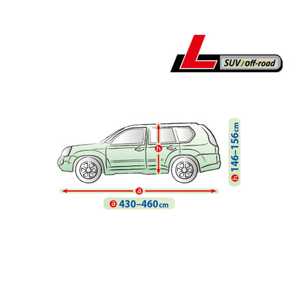 Husă pentru mașină Kegel Mobile mărimea L gri pentru SUV 430-460 cm