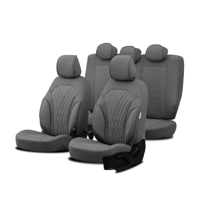 Set de tapițerie Progressive 103 – gri închis, pentru scaunele din față și din spate