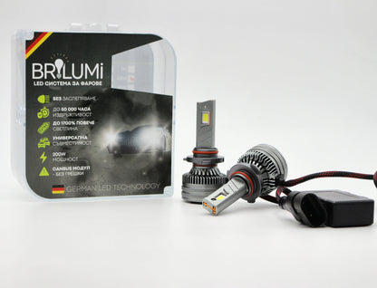 Becuri LED HB3 BRILUMI ZENITH 200W CANBUS 6000K – Lumină Puternică