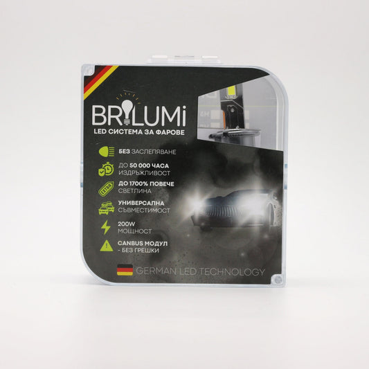 Sistem LED pentru faruri D4S - BRILUMI XENITE - 100W - CANBUS 6000K