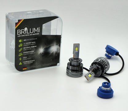 Sistem LED pentru faruri D4S - BRILUMI XENITE - 100W - CANBUS 6000K
