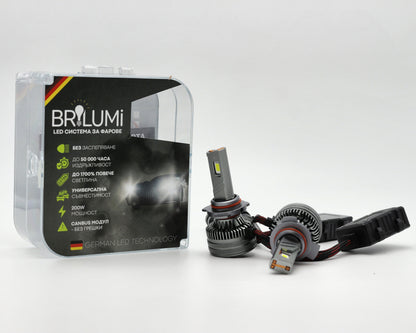 Becuri LED HIR2 BRILUMI ZENITH 200W CANBUS 6000K – Lumină Puternică