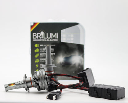 Becuri LED H7 BRILUMI ZENITH 200W CANBUS 6000K – Lumină Puternică