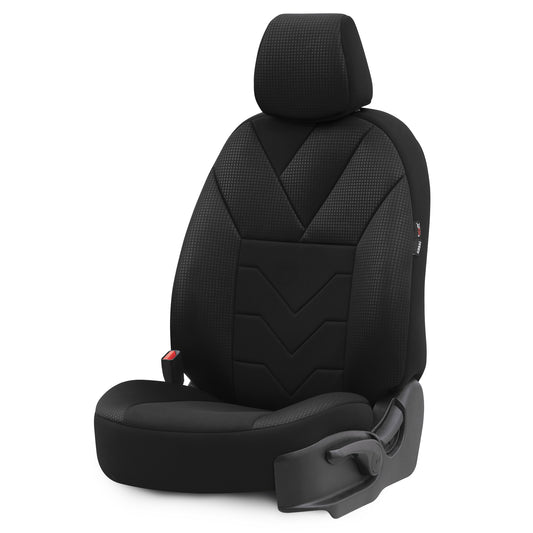Set Tapițerie Tempo – Negru, Textil, pentru Scaune Față și Spate