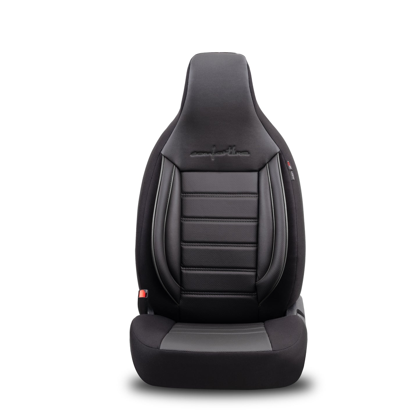 Set Tapițerie Comfortline City – Negru, cu Piele Eco, pentru Scaune Față și Spate (Pentru mașini mici de oraș)