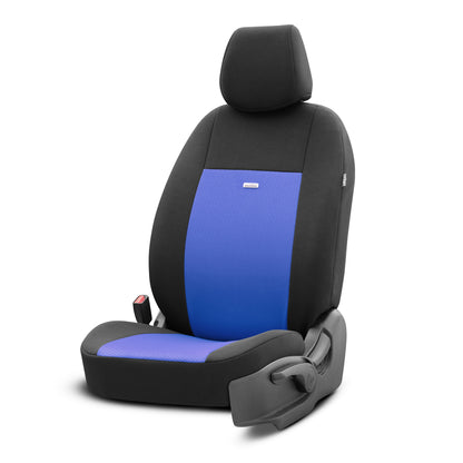 Set de huse Selectedfit Flex 107 – Negru/albastru, pentru scaunele din față și din spate