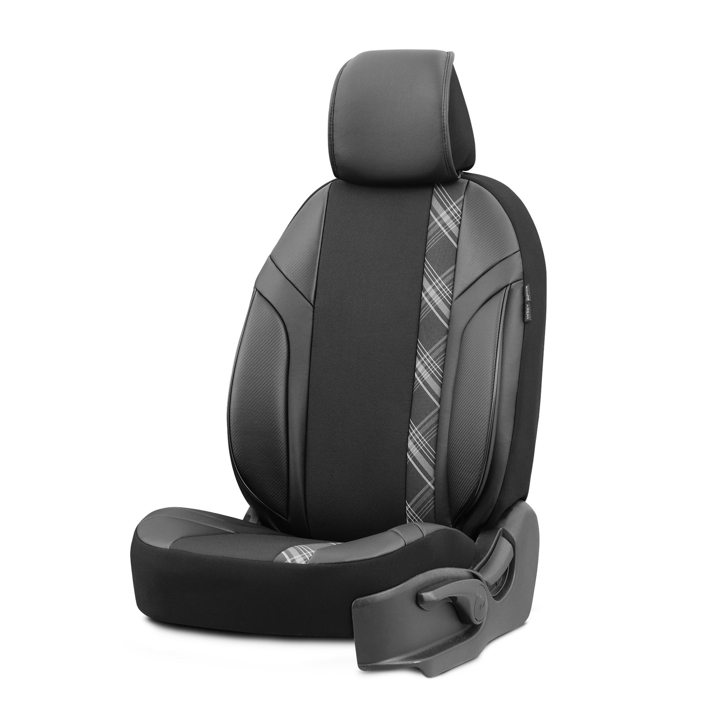 Set Tapițerie Horizon – Negru, Textil/Piele, pentru Scaune Față și Spate