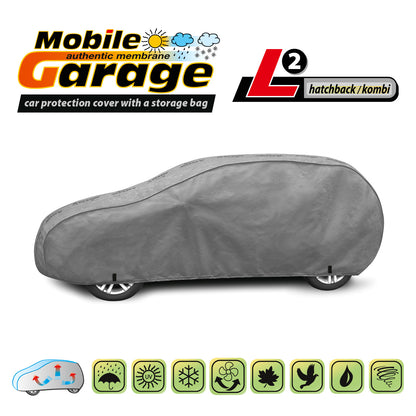 Husă pentru mașină Kegel Mobile mărimea L2 gri pentru Hatchback sau Combi 430-455 cm