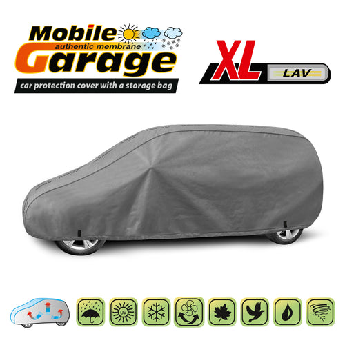 Husă pentru mașină Kegel Mobile mărimea XL gri pentru VAN 443-463 cm