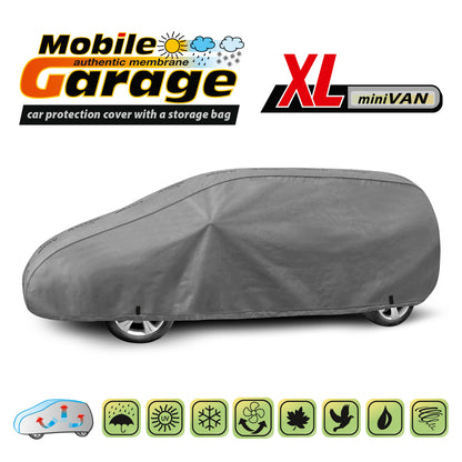 Husă pentru mașină Kegel Mobile mărimea XL gri pentru Minivan 450-485 cm