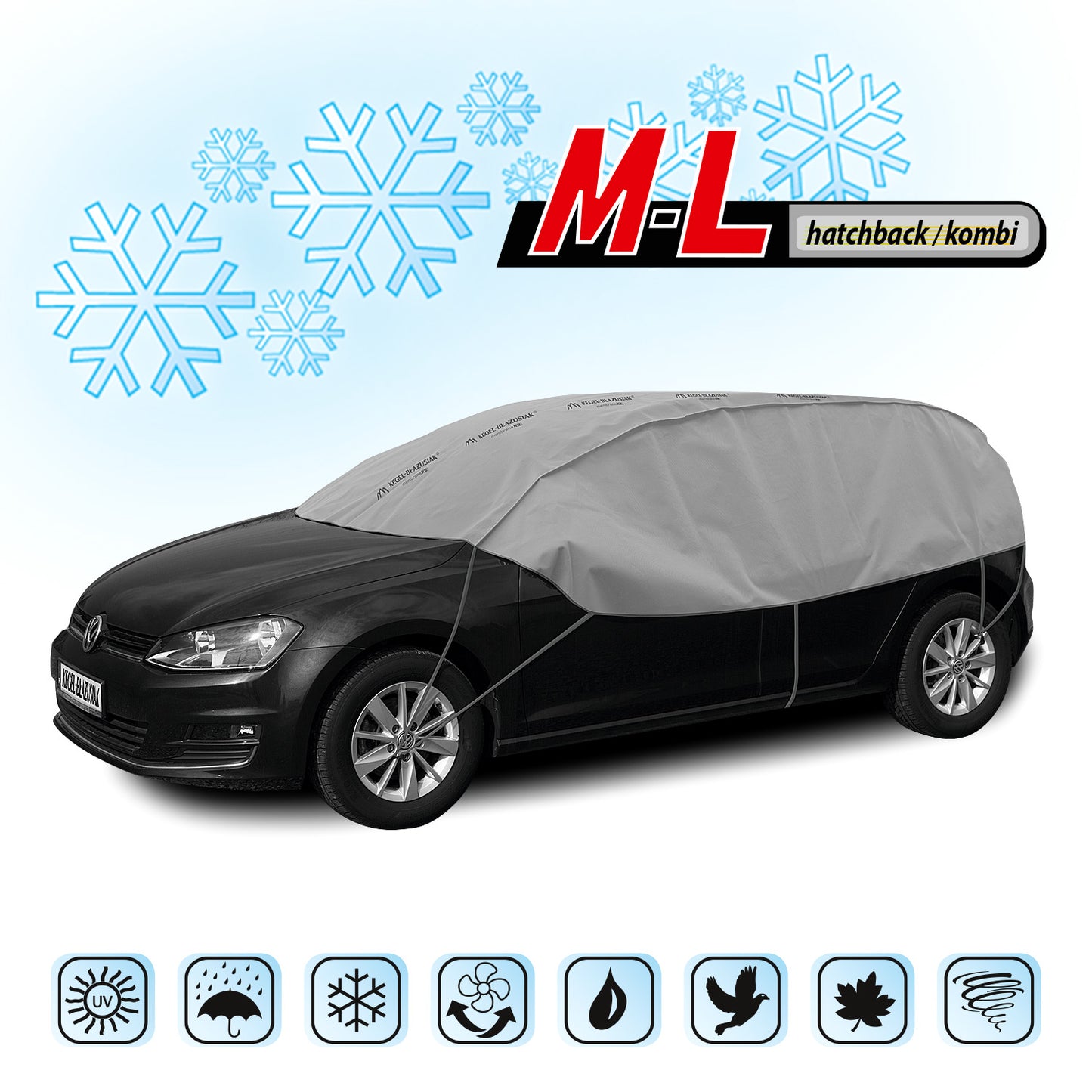 Husă Kegel Optimal M-L pentru plafon și geamuri – hatchback/combi