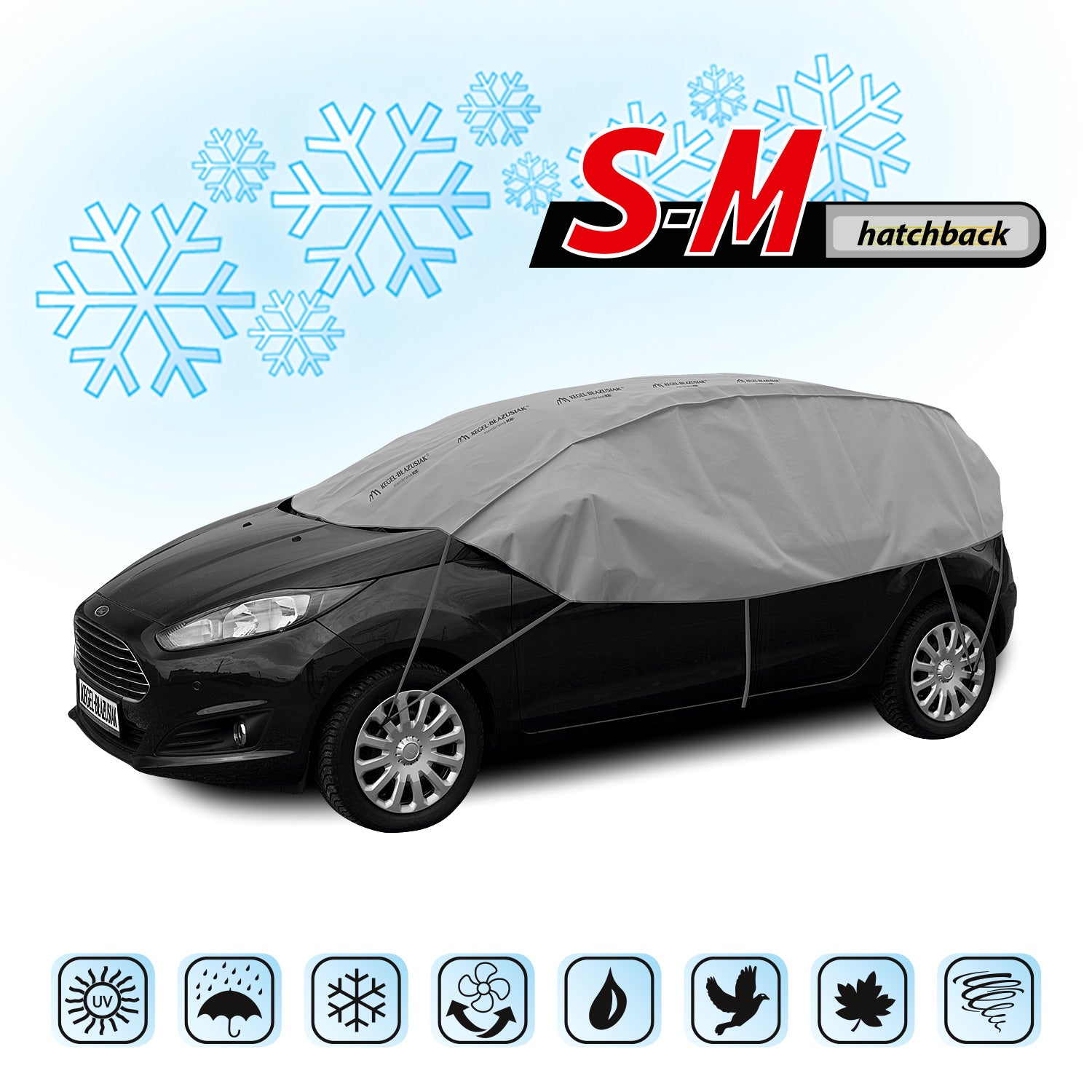 Husă Kegel Optimal S-M pentru plafon și geamuri – hatchback