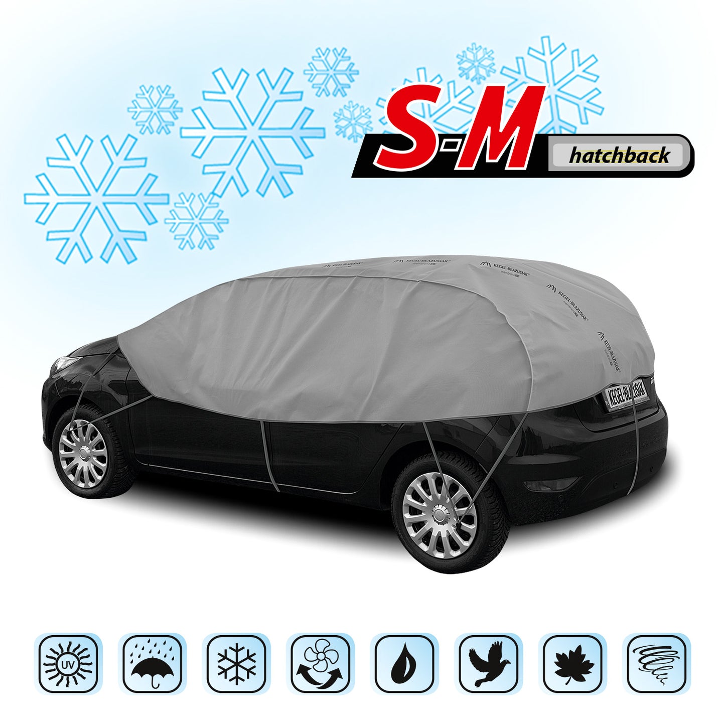 Husă Kegel Optimal S-M pentru plafon și geamuri – hatchback