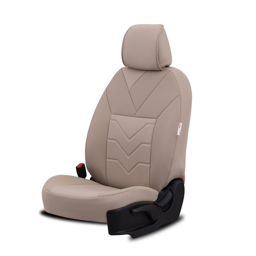 Set Tapițerie Lux Pangea – Piele ecologică, Bej, pentru Scaune Față și Spate